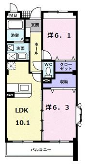 フォレスタ ヴェルデの間取り画像