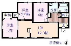 キャッツアイ千田の間取り画像