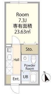 クレスト東村山の間取り画像