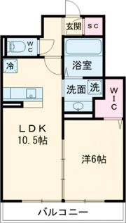 jyuto勝田台Ⅲの間取り画像