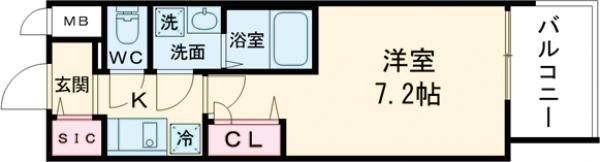 ファーストフィオーレ長田グランディールの間取り画像