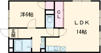 オーベルジュ紫竹山Ⅰの間取り画像