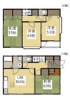大下戸建の間取り画像