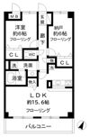 ゼファーシャン・ティオン蘇我弐番館の間取り画像