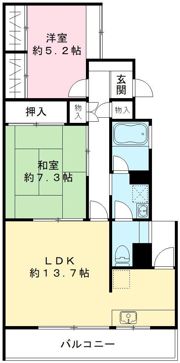 フォレスト上野毛の間取り画像