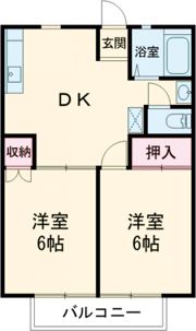 サンシティ向山Aの間取り画像