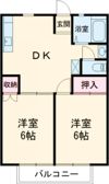 サンシティ向山Aの間取り画像