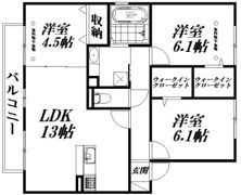 LaCasa南浅田の間取り画像