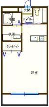 ベルドミール1番館の間取り画像
