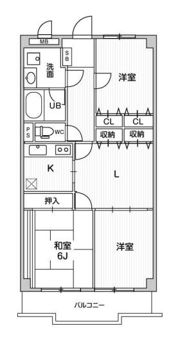 ﾋﾟｱ･ｸﾞﾗﾝﾃﾞ弐番館の間取り画像