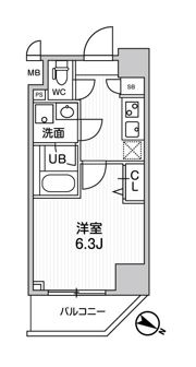 ALTERNA横濱阪東橋の間取り画像
