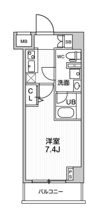 ｼﾞｪﾉｳﾞｨｱ阪東橋ｽｶｲｶﾞｰﾃﾞﾝの間取り画像