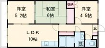 フェリスカーザの間取り画像