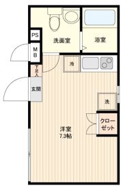 LiveFlat中野鷺宮の間取り画像