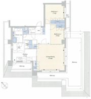 デュオフラッツ赤坂の間取り画像
