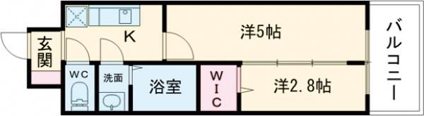 D.Clareset MELDIA早良街道の間取り画像