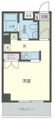 共栄町田ビルの間取り画像