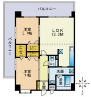 ツインリバーマーレの間取り画像