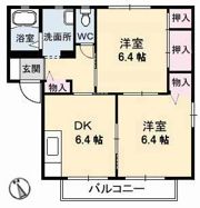 ディアス水畑 A棟の間取り画像