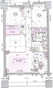 サーパスシティ今朝白弐番館イーストウイングの間取り画像