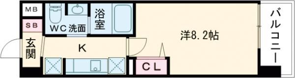 コージーコート南草津の間取り画像
