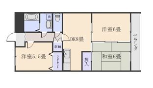 クレール鶴丸の間取り画像