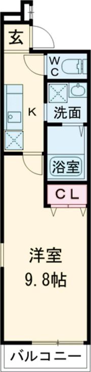 フジパレス長吉長原西Ⅰ番館の間取り画像