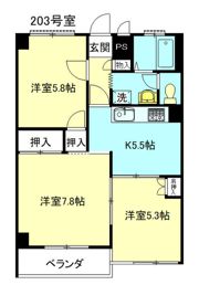 千鶴レジデンスの間取り画像