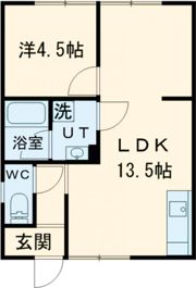 コーポHERO富岡の間取り画像