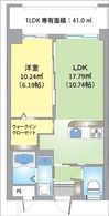 Bonheur chambre うむさの間取り画像