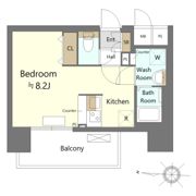 SHOKEN Residence名古屋<太閤通>の間取り画像