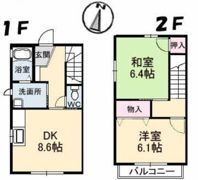 コーポクレストの間取り画像