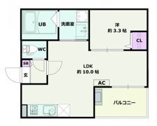 Jack matoba Ⅰの間取り画像