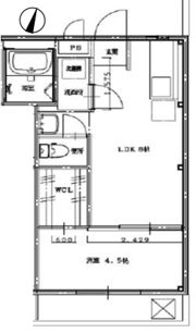 ビタミンテラス上筒井の間取り画像