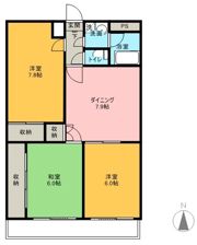 西村マンションⅡの間取り画像