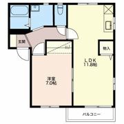 ディアス高松 Aの間取り画像