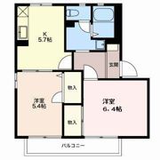 サンパレス平尾 Aの間取り画像