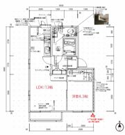 パルレ平林 Aの間取り画像