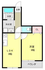レジデンス遠若の間取り画像