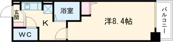 ヒルズ花の木の間取り画像