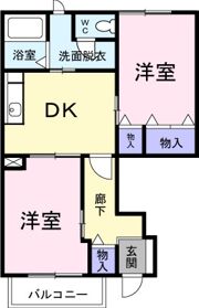 ヴィラ－フロレスタの間取り画像
