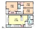 ナチュラルヴィレッジ町村II A棟の間取り画像