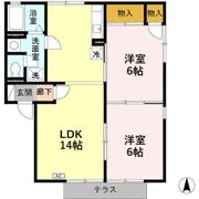 ヴィラ･エスポワール Aの間取り画像