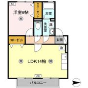 ストークシャルム原田の間取り画像