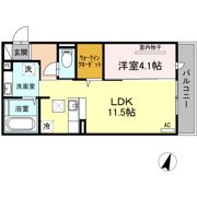 D-room瓦田の間取り画像