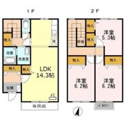 リースランド植松 Bの間取り画像