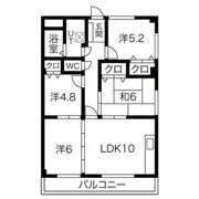 アプリコットKANDAの間取り画像
