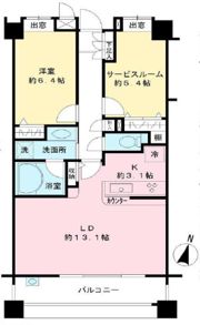 ウィンドステージ府中宮西の間取り画像
