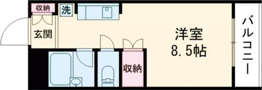 リュクスシティー国分寺の間取り画像
