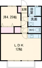 三船ハイツBの間取り画像